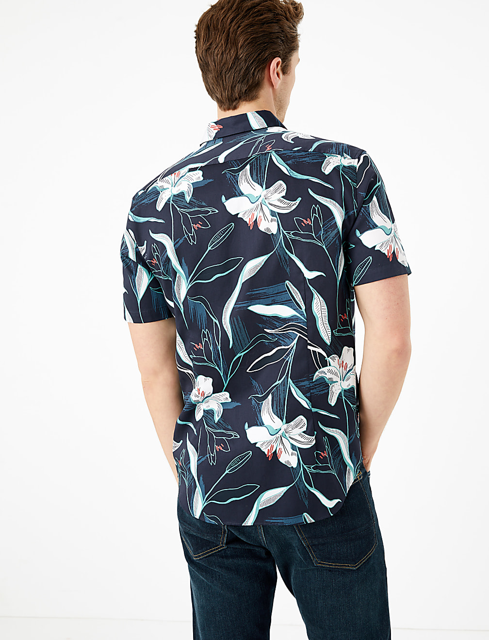 Pure Cotton Floral Shirt