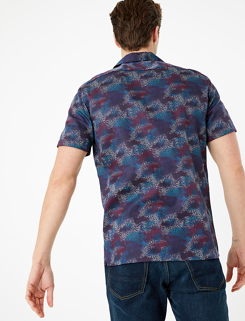 Pure Cotton Firework Print Shirt