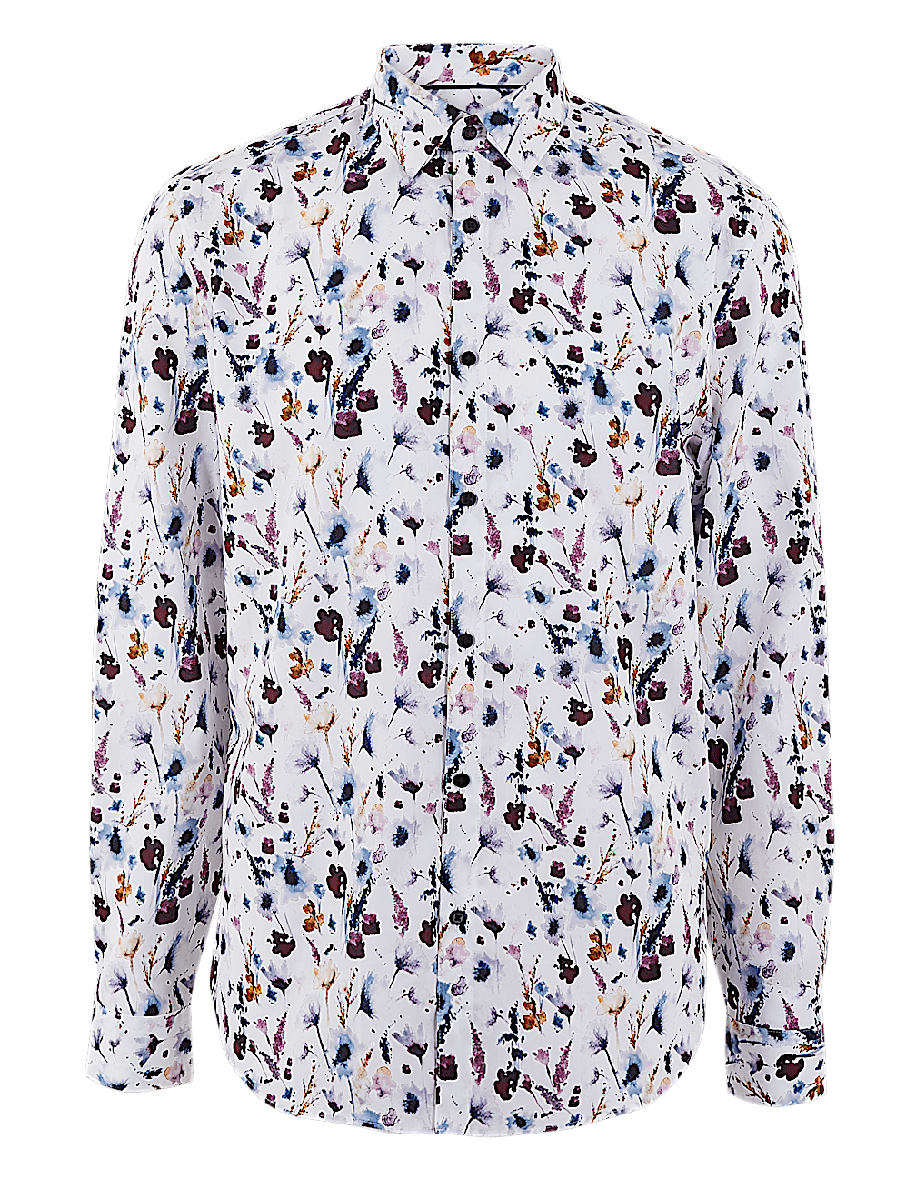 Cotton Watercolour Print Shirt