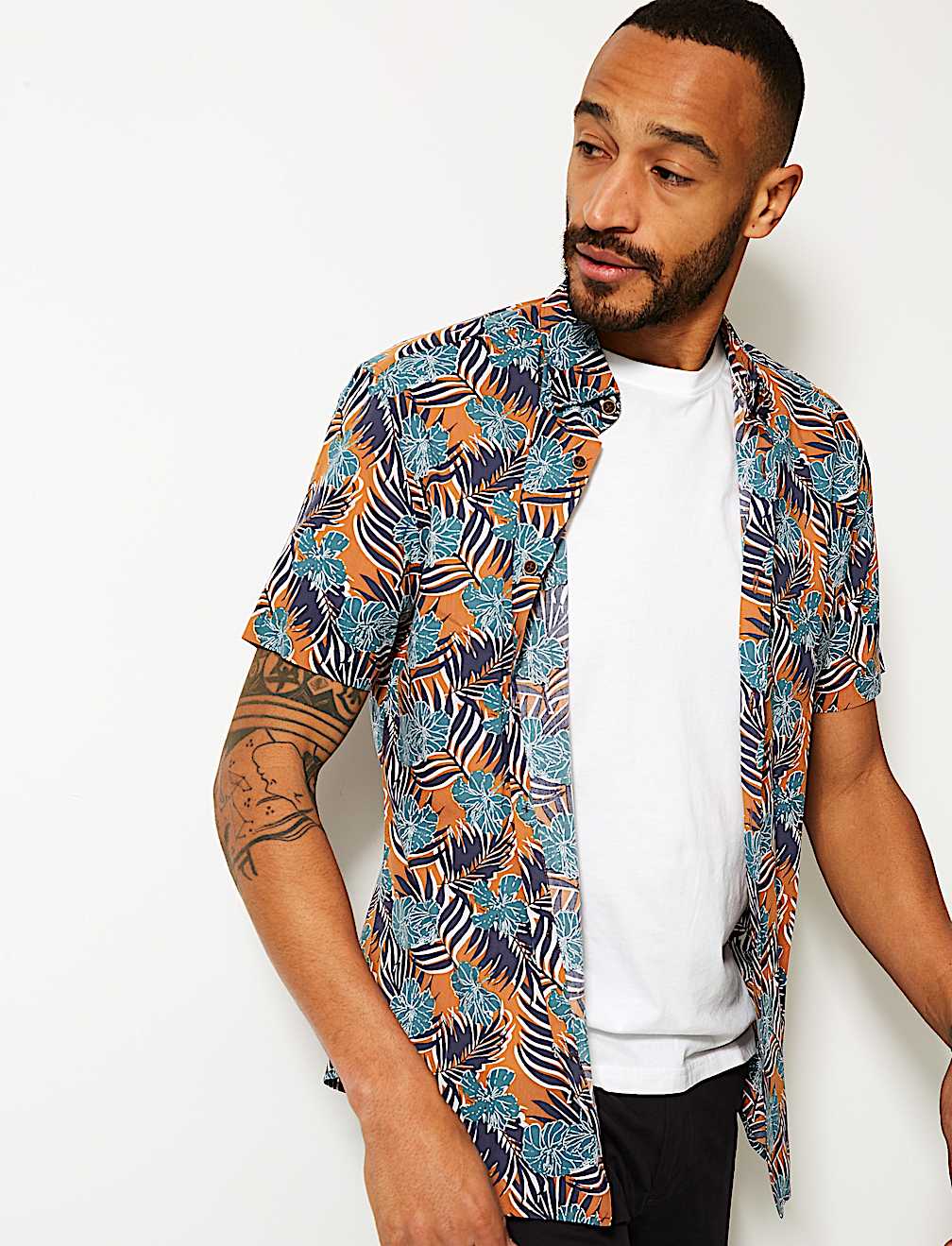 Cotton Rich Printed Shirt