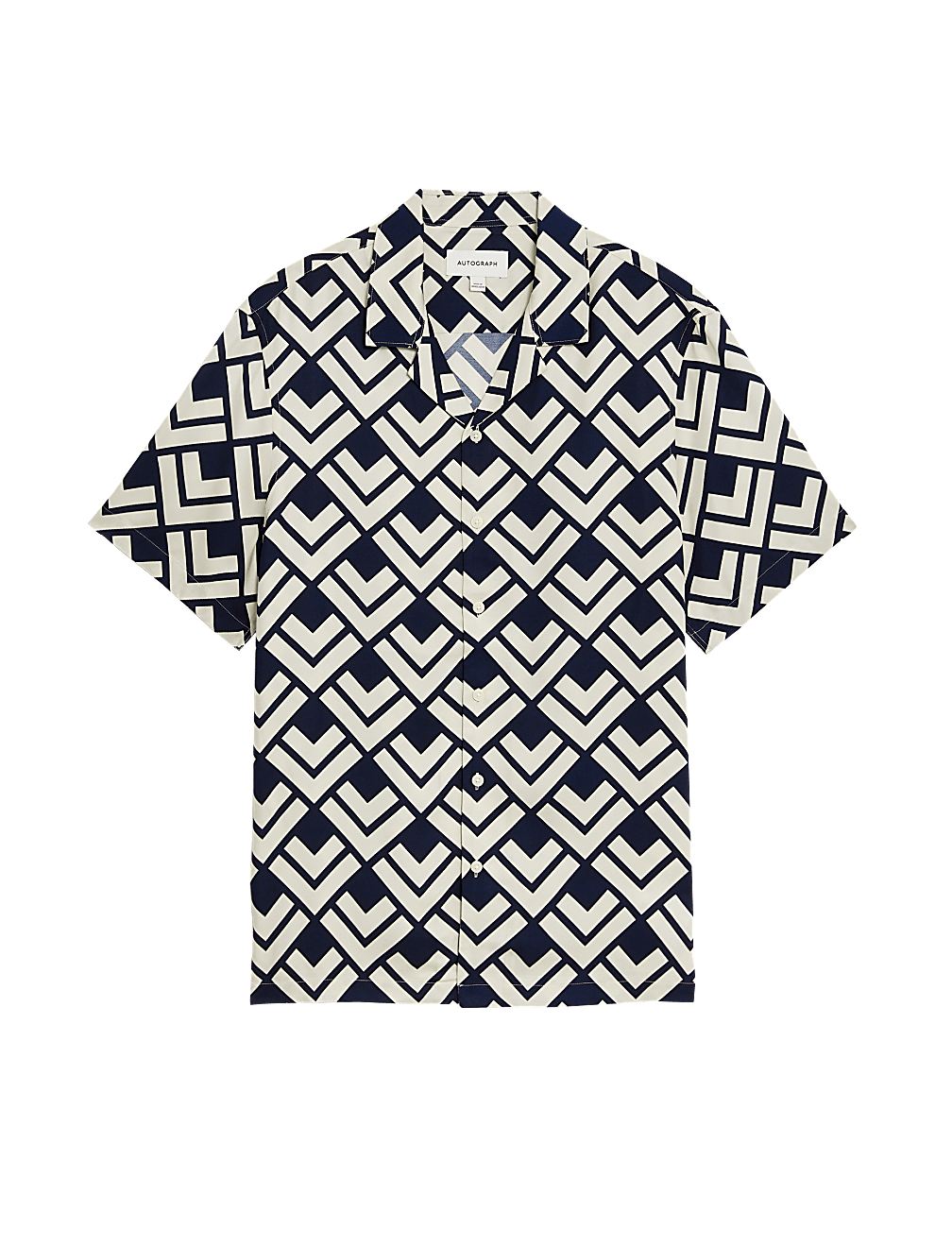Twill Cuban Collar Shirt