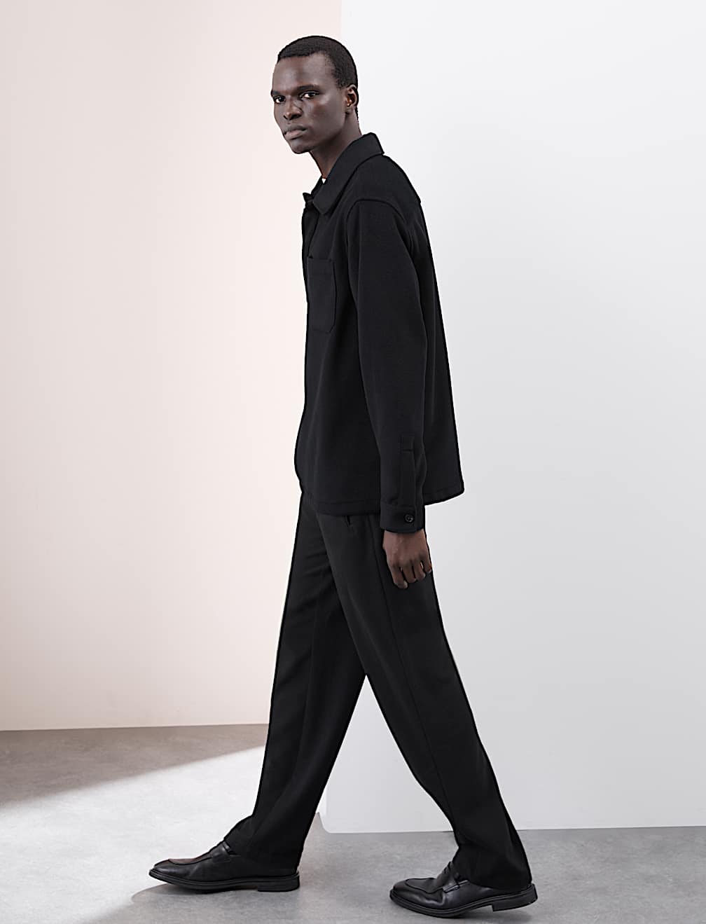 Wool Blend Overhead Shirt