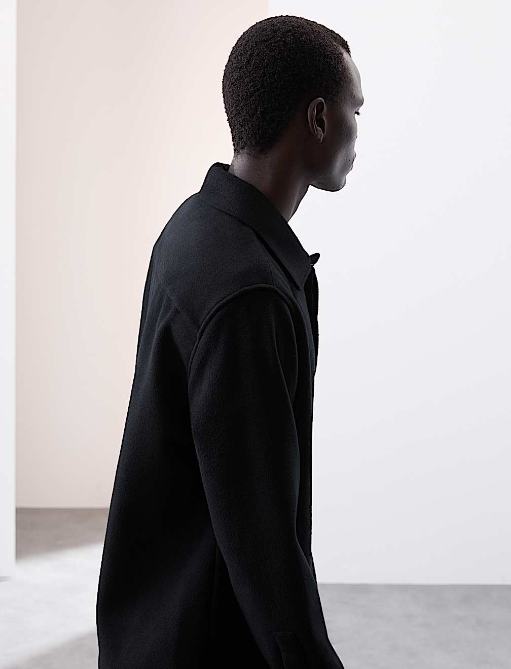 Wool Blend Overhead Shirt