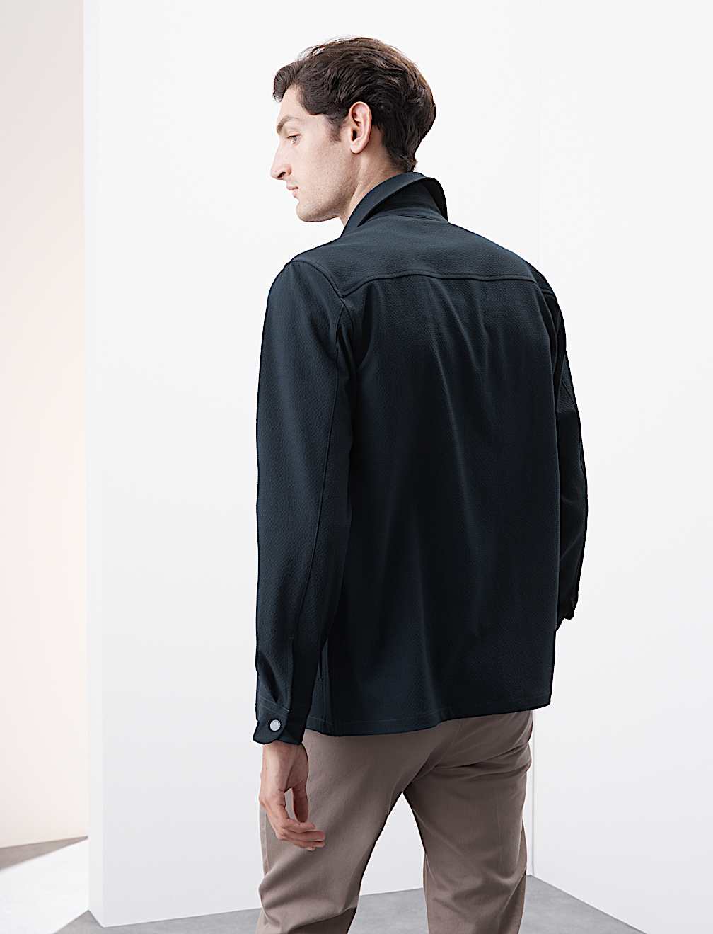 Seersucker Overshirt