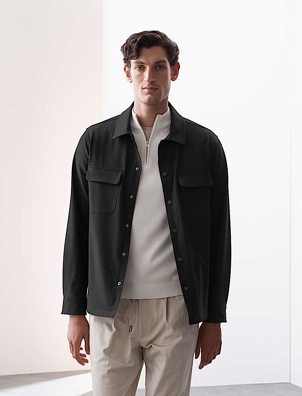 Seersucker Overshirt