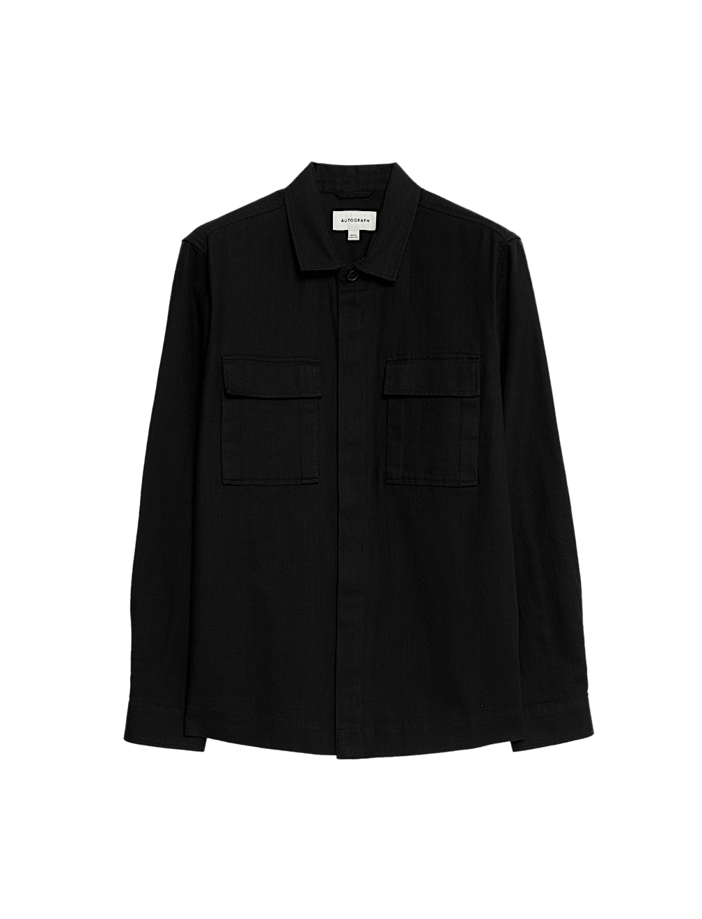 Cotton Linen Blend Overshirt