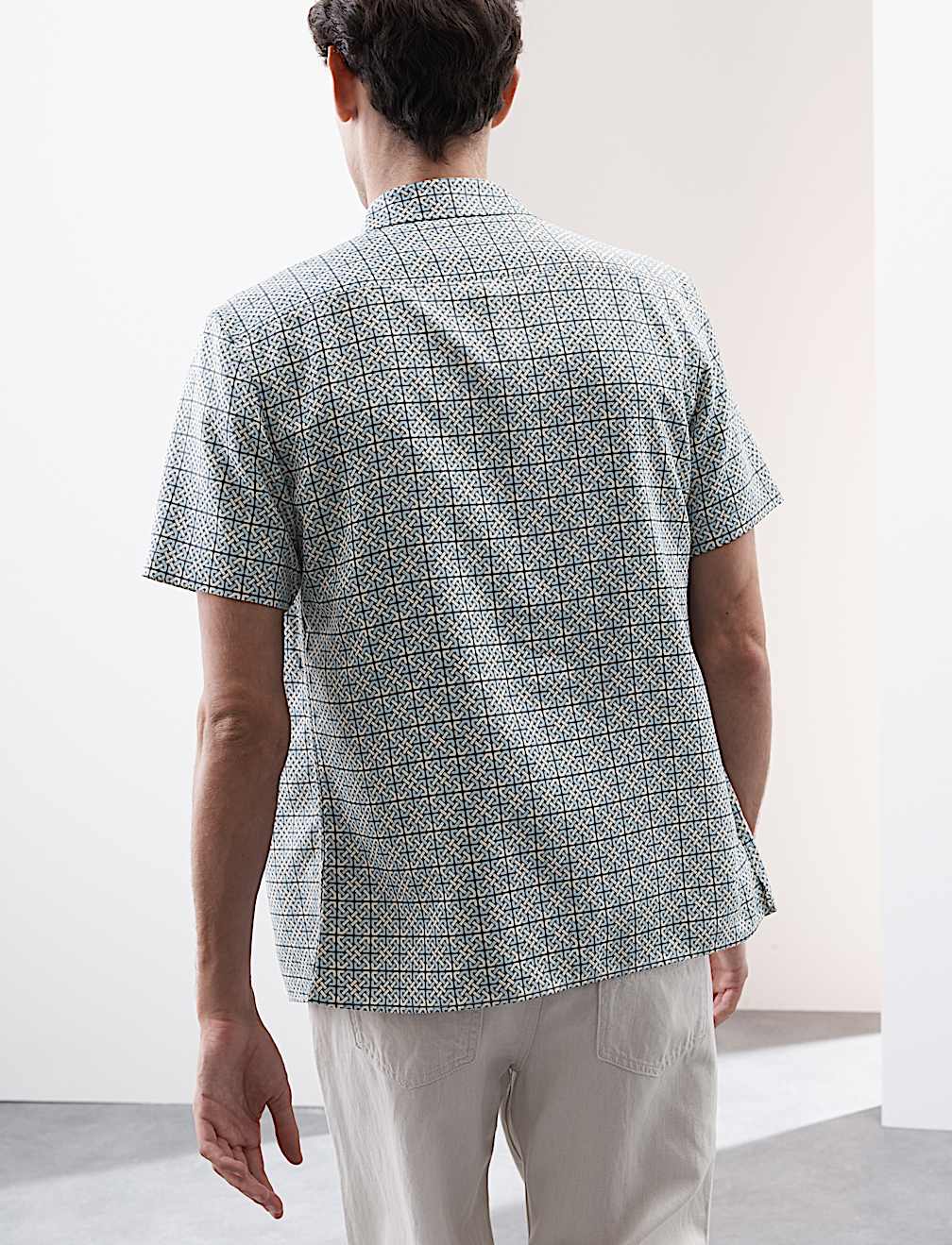 Geometric Print Shirt