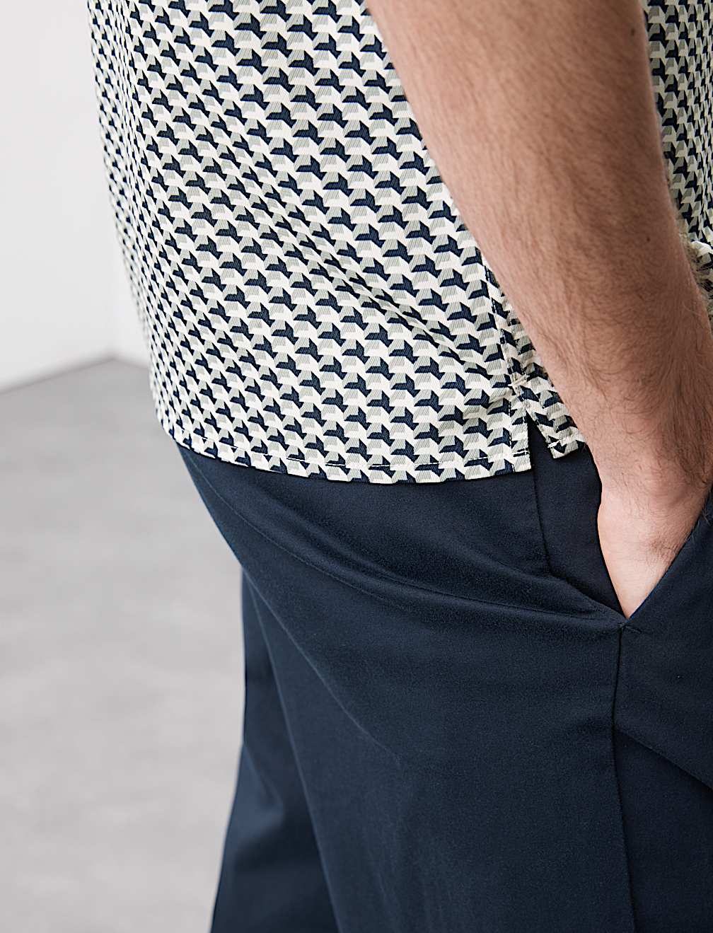 Geometric Print Shirt