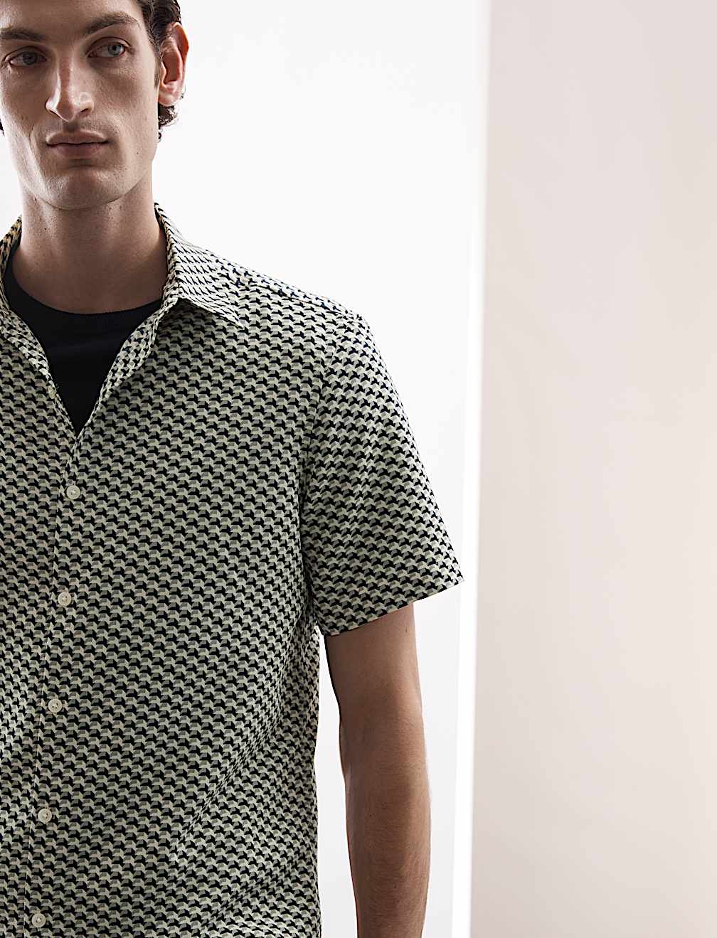 Geometric Print Shirt