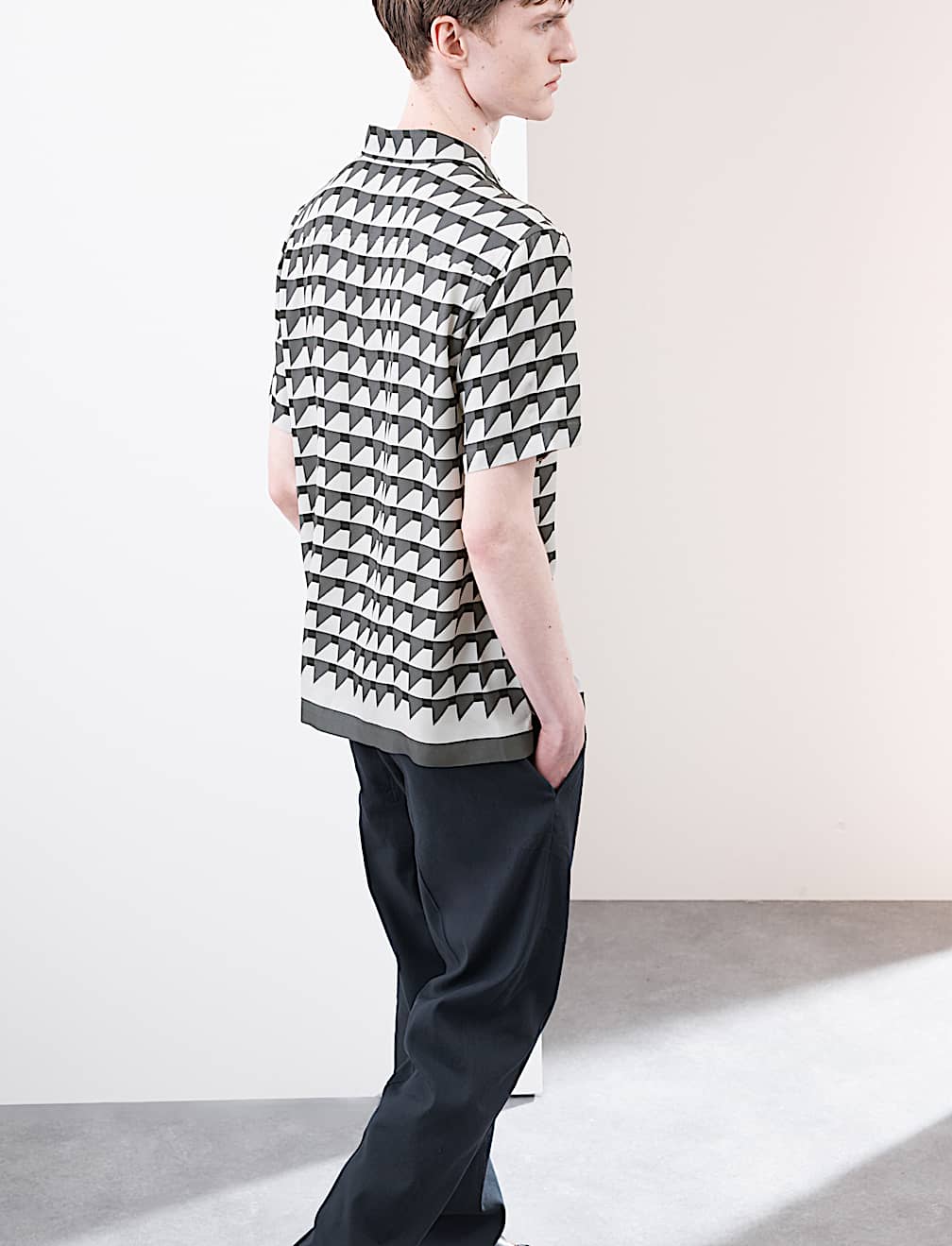 Regular Fit Geometric Print Shirt