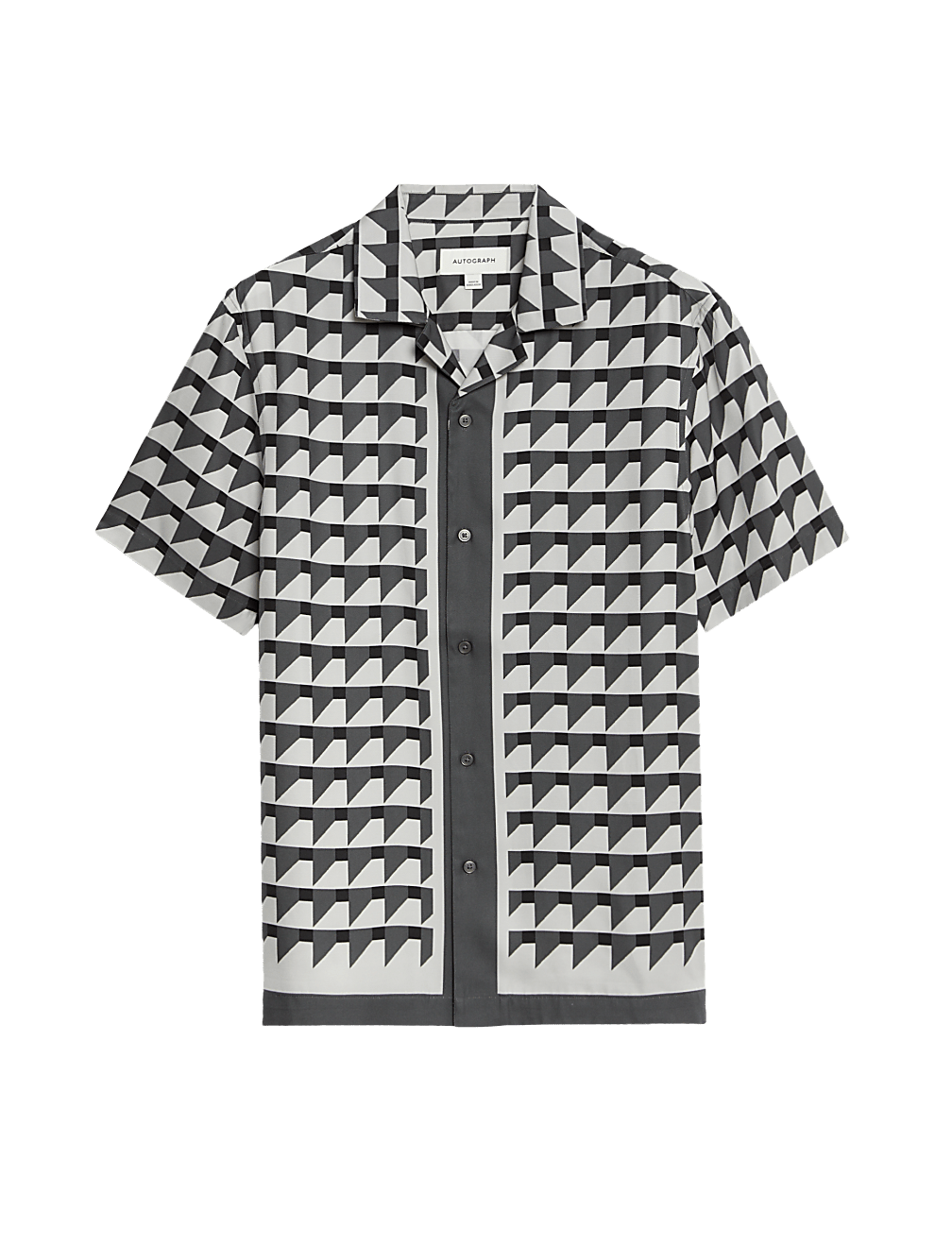 Regular Fit Geometric Print Shirt