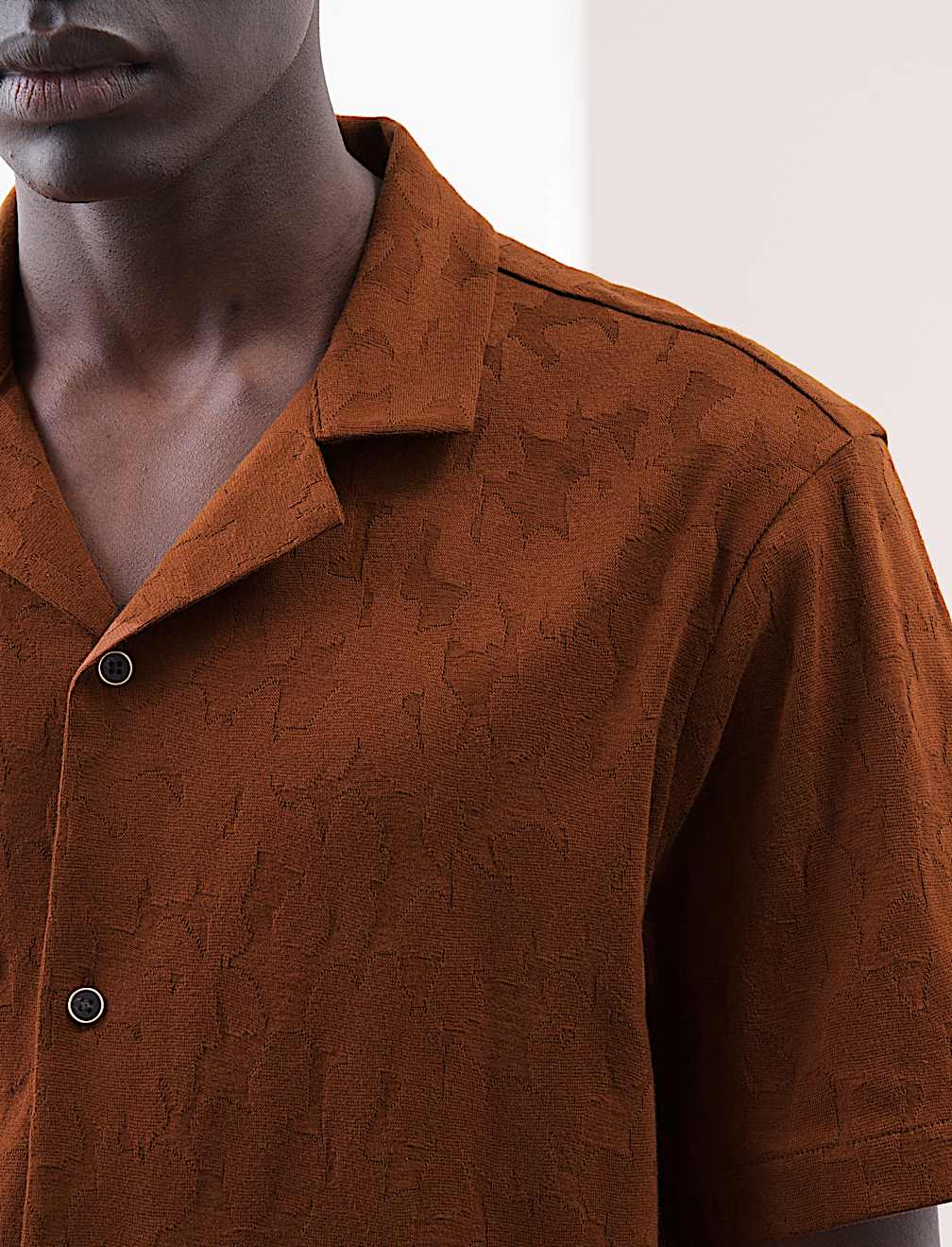 Pure Cotton Textured Shirt