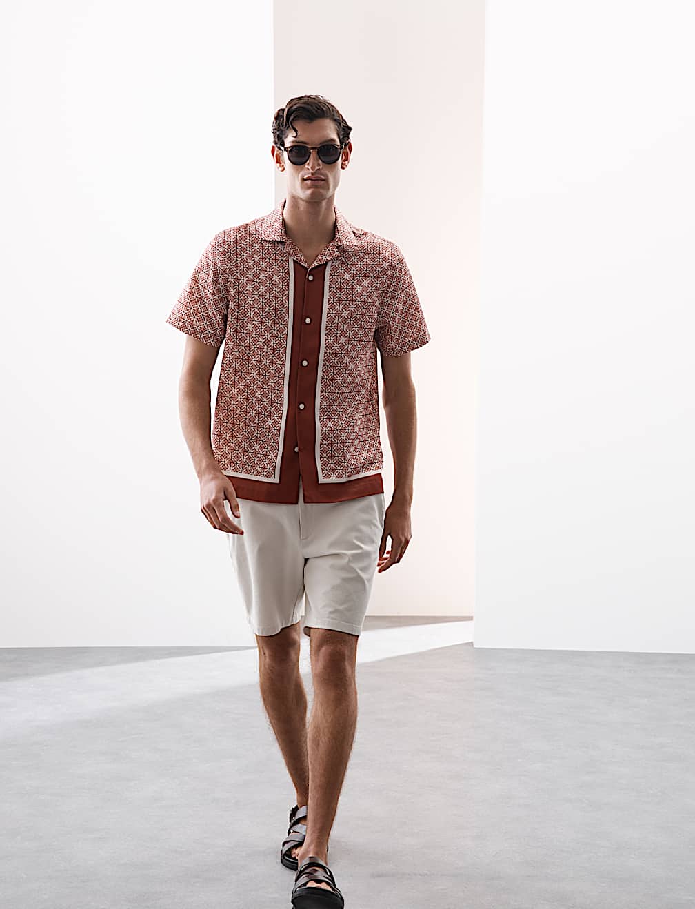 Geometric Print Shirt