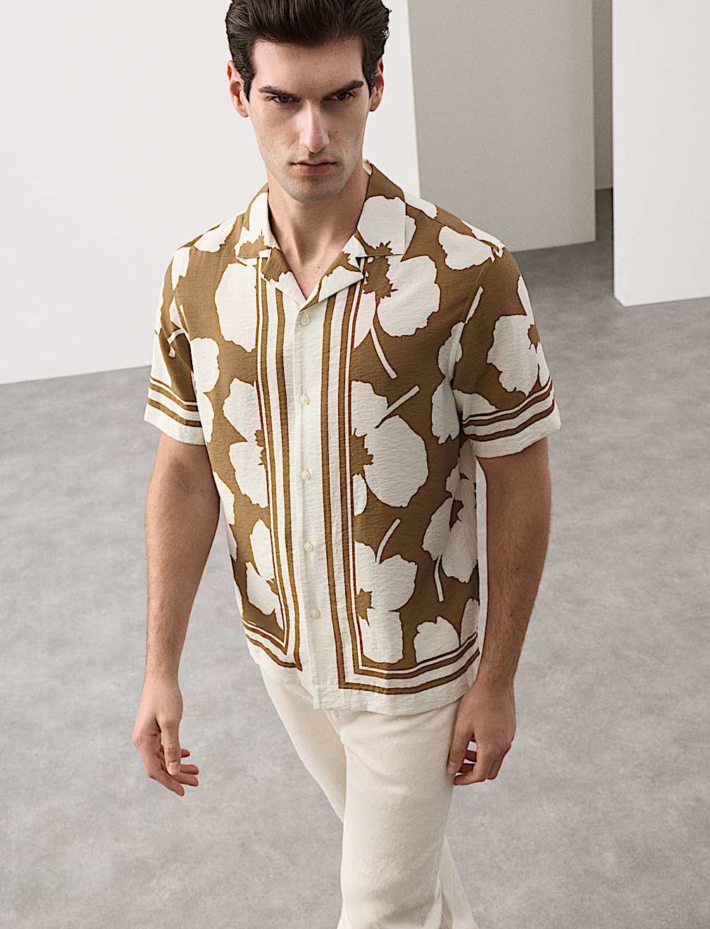 Floral Short Sleeve Shirt
