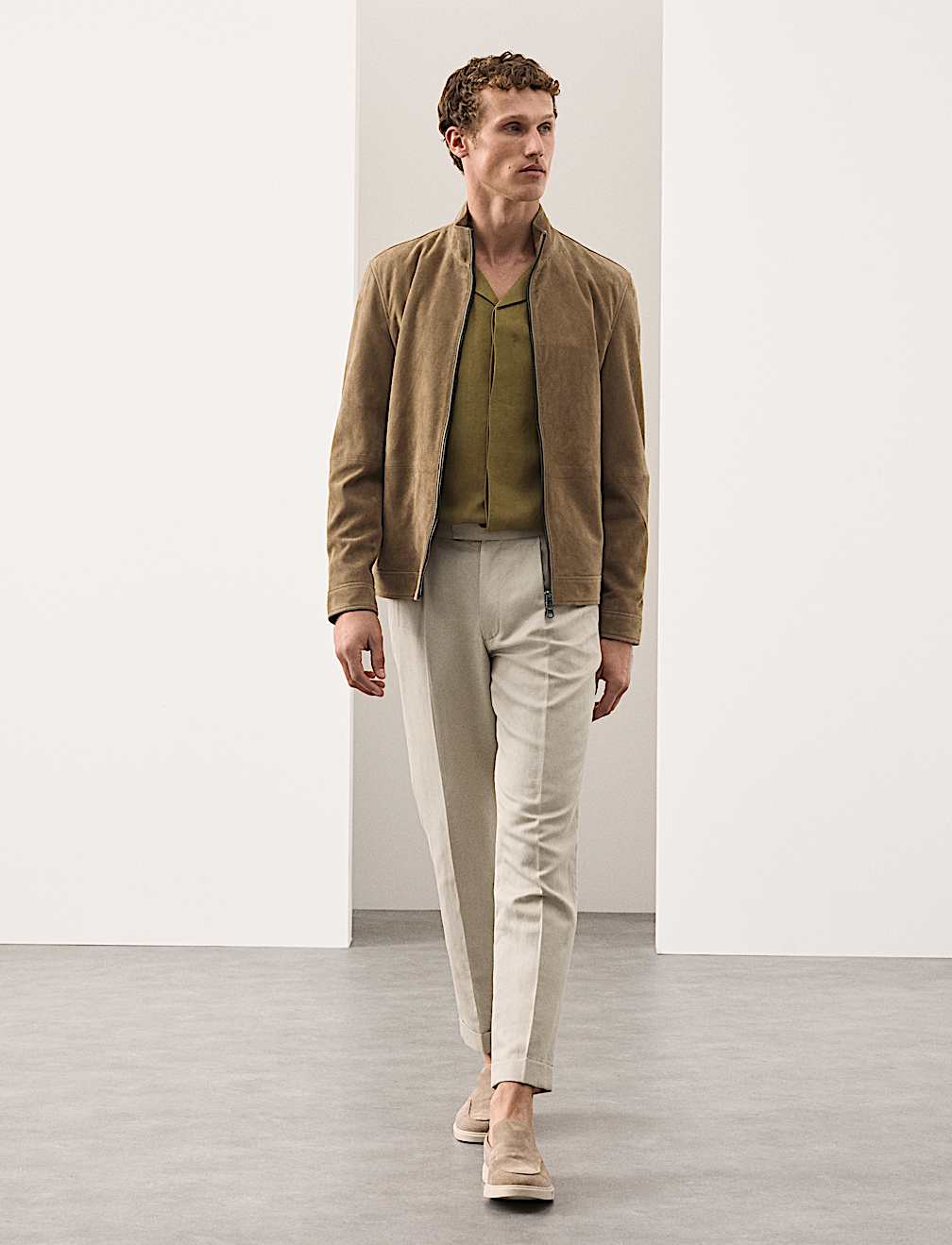 Linen Blend Short Sleeve Shirt