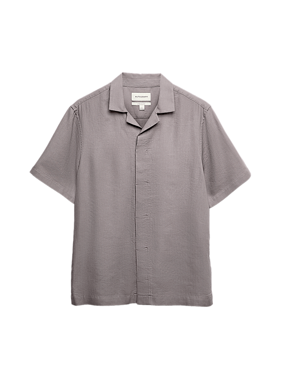 Linen Blend Short Sleeve Shirt