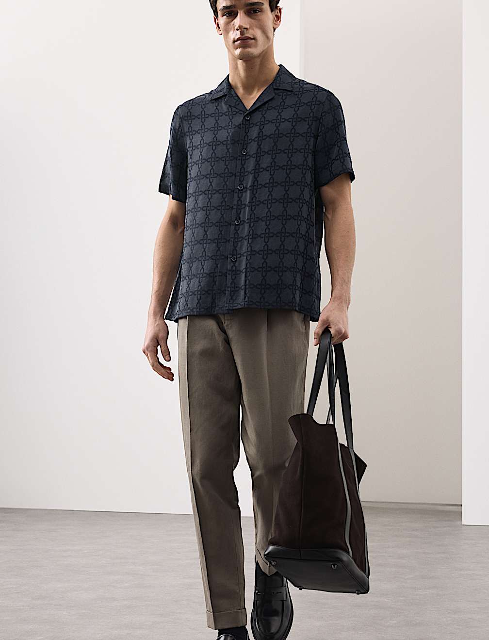 Geometric Print Shirt