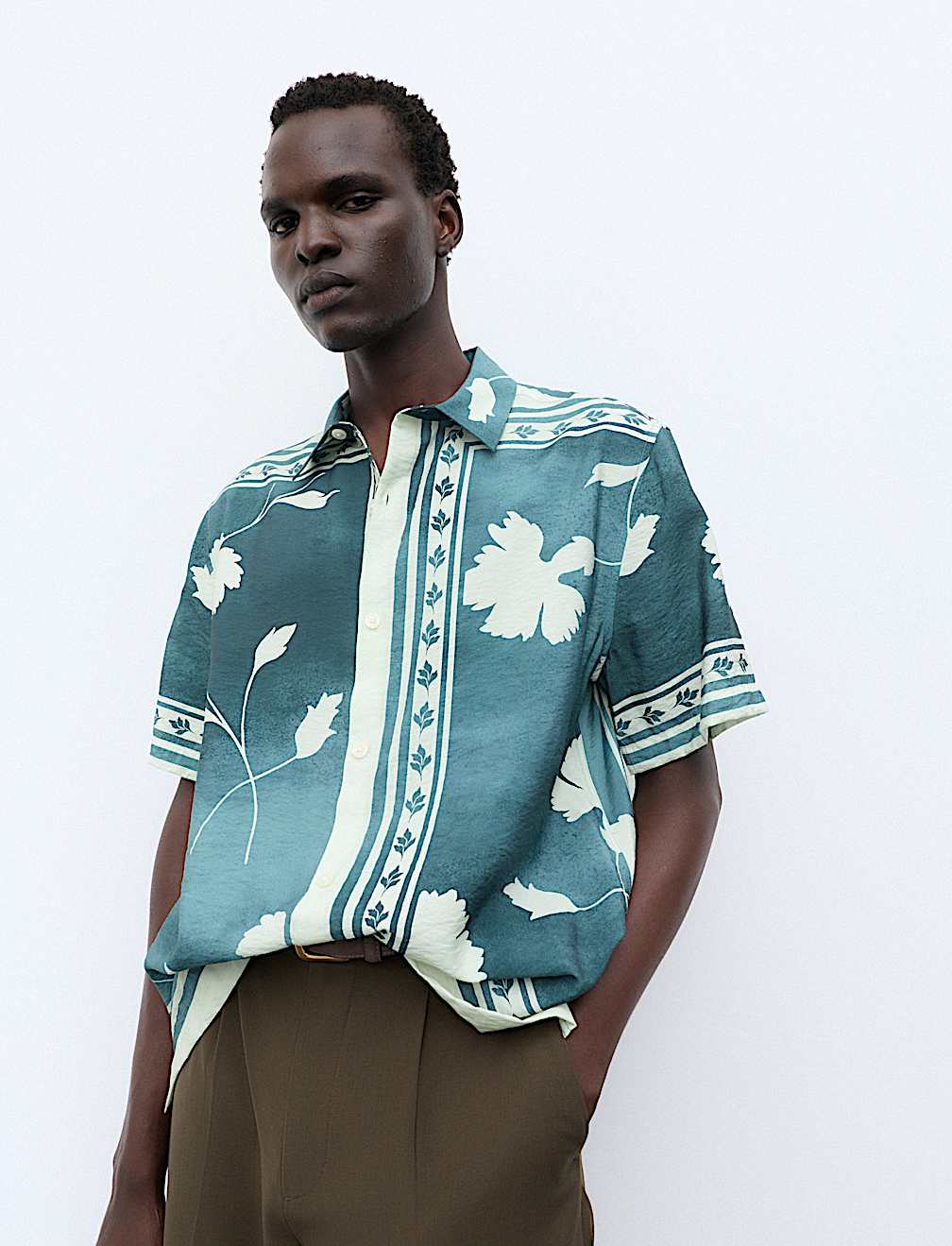 Floral Short Sleeve Shirt