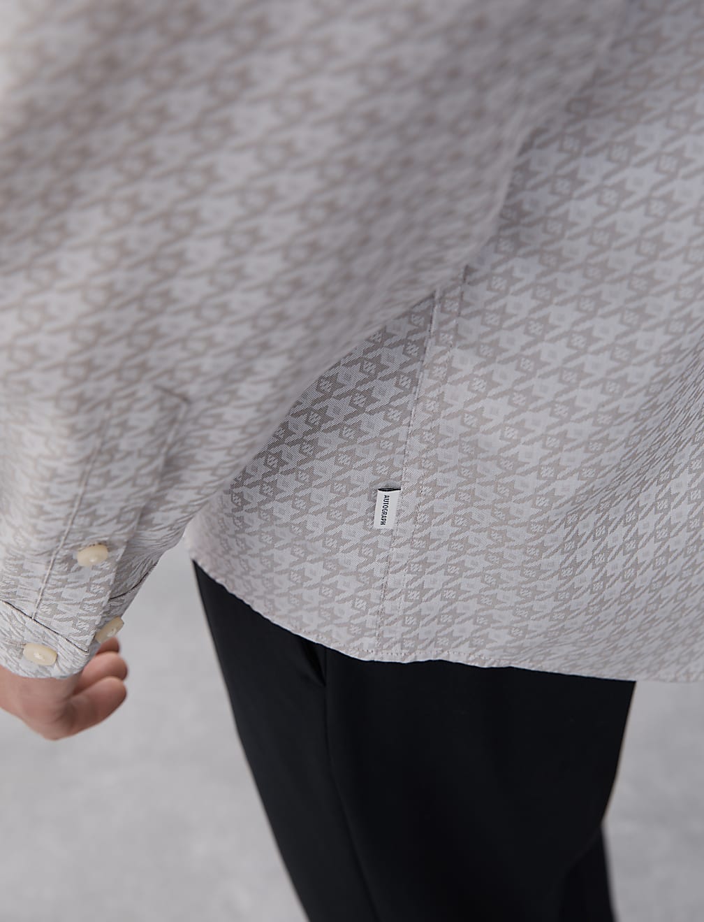 Pure Cotton Jacquard Shirt