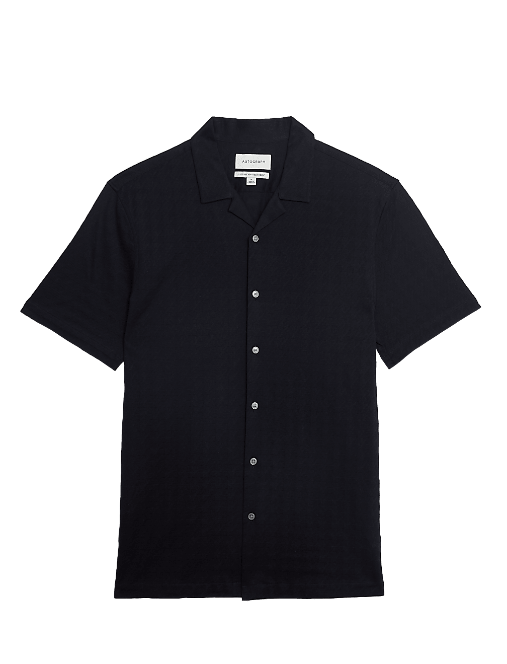 Pure Cotton Cuban Collar Shirt