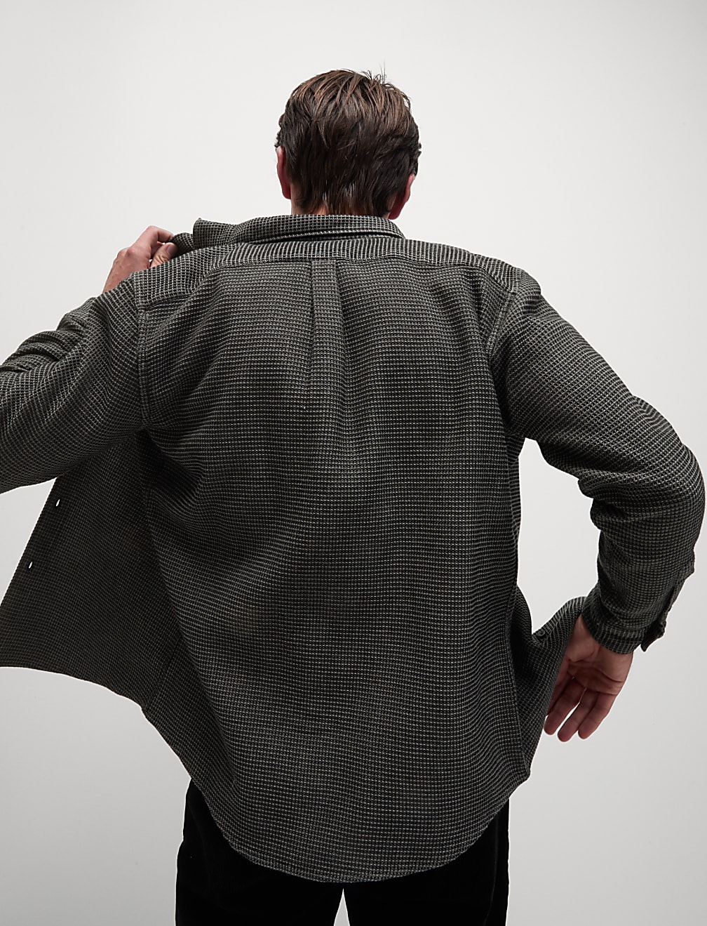 Pure Cotton Textured Shirt