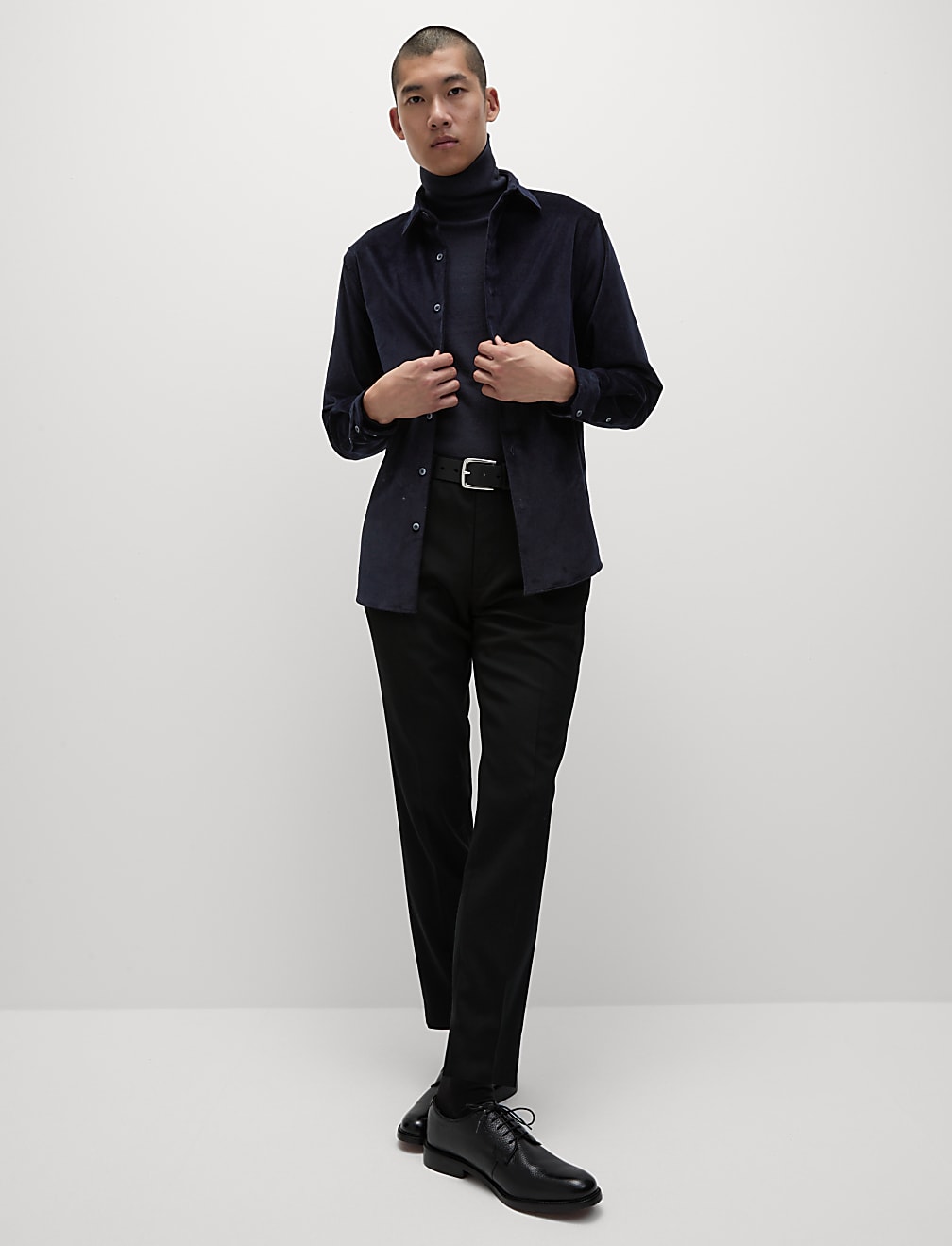 Cotton Rich Velour Shirt