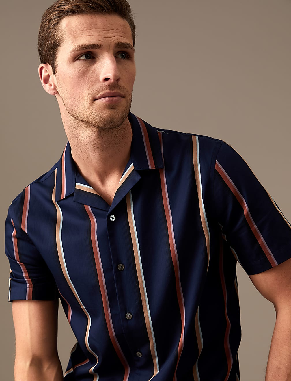 Pure Cotton Striped Shirt