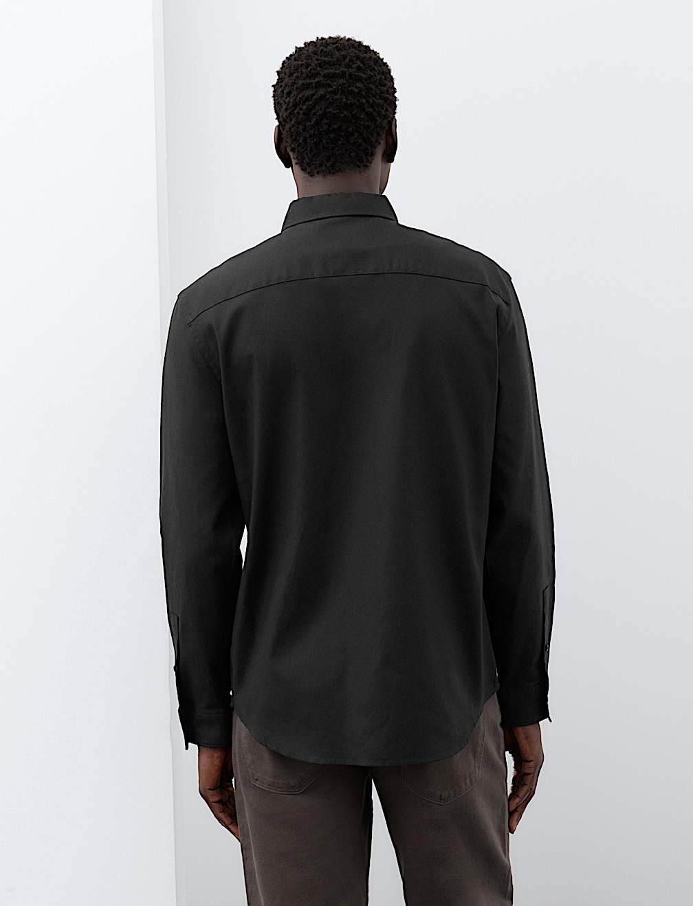 Lyocell Blend Regular Fit Shirt