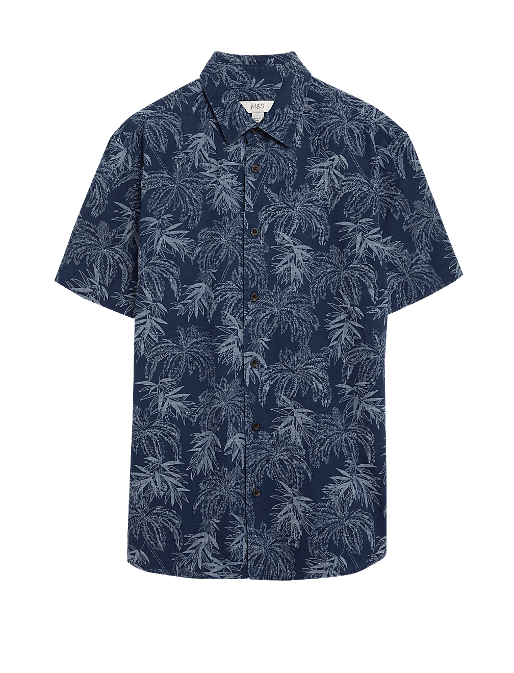 Pure Cotton Hawaiian Cuban Collar Shirt