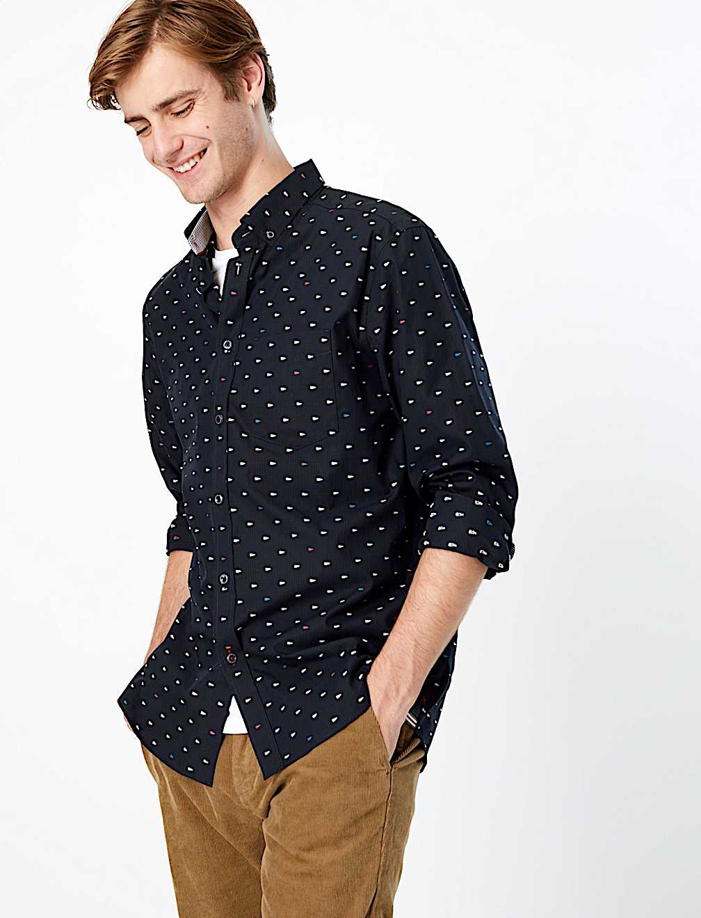 Pure Cotton Printed Shirt
