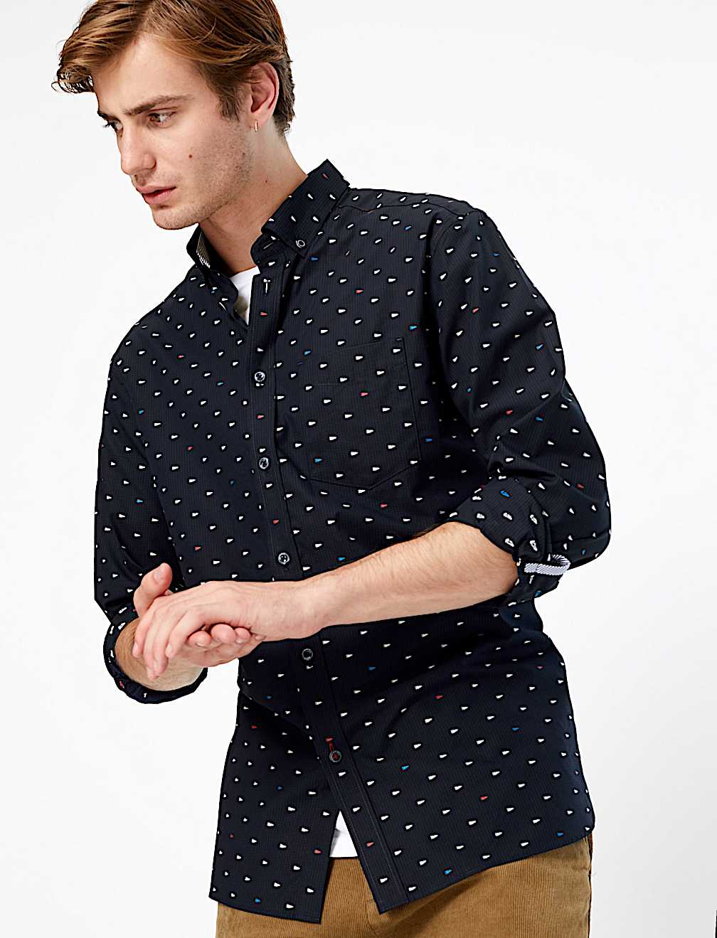 Pure Cotton Printed Shirt