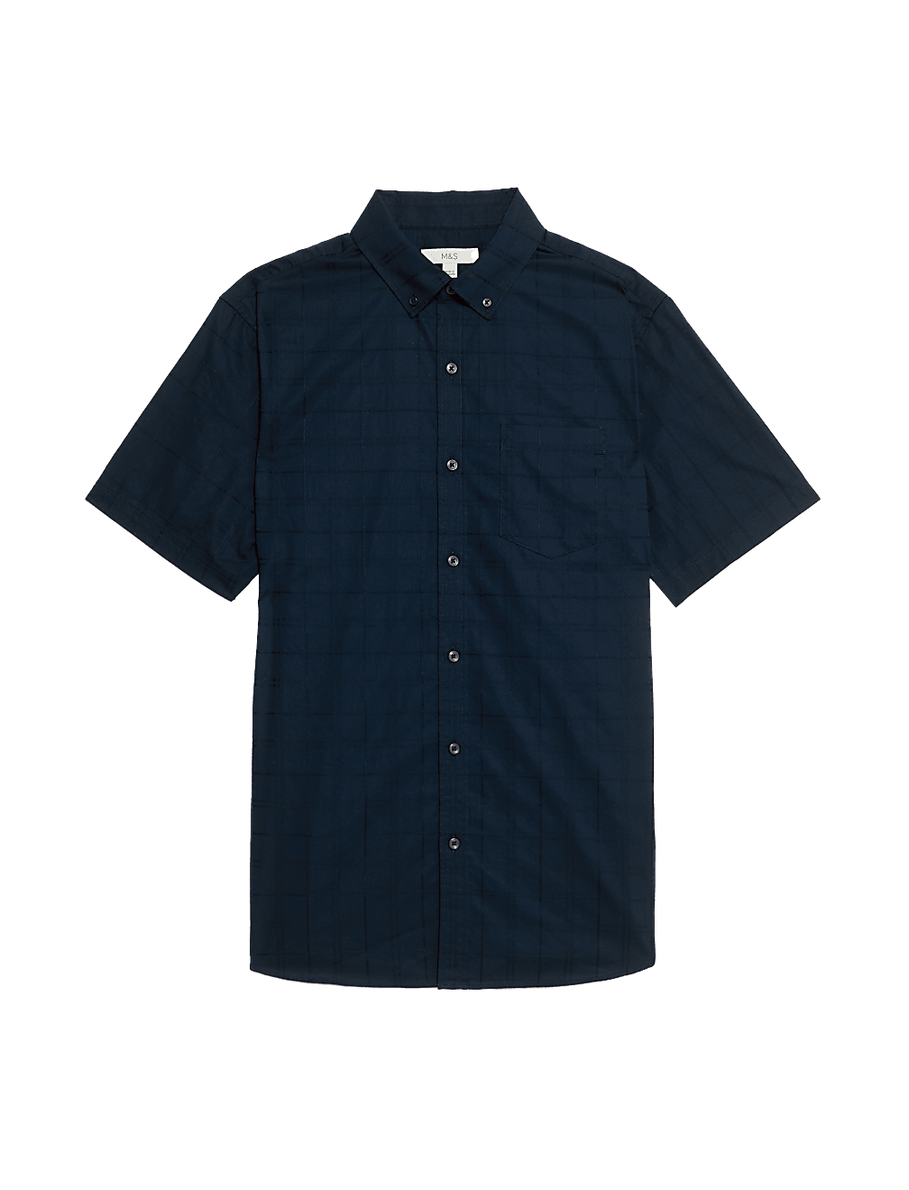 Easy Iron Pure Cotton Textured Shirt
