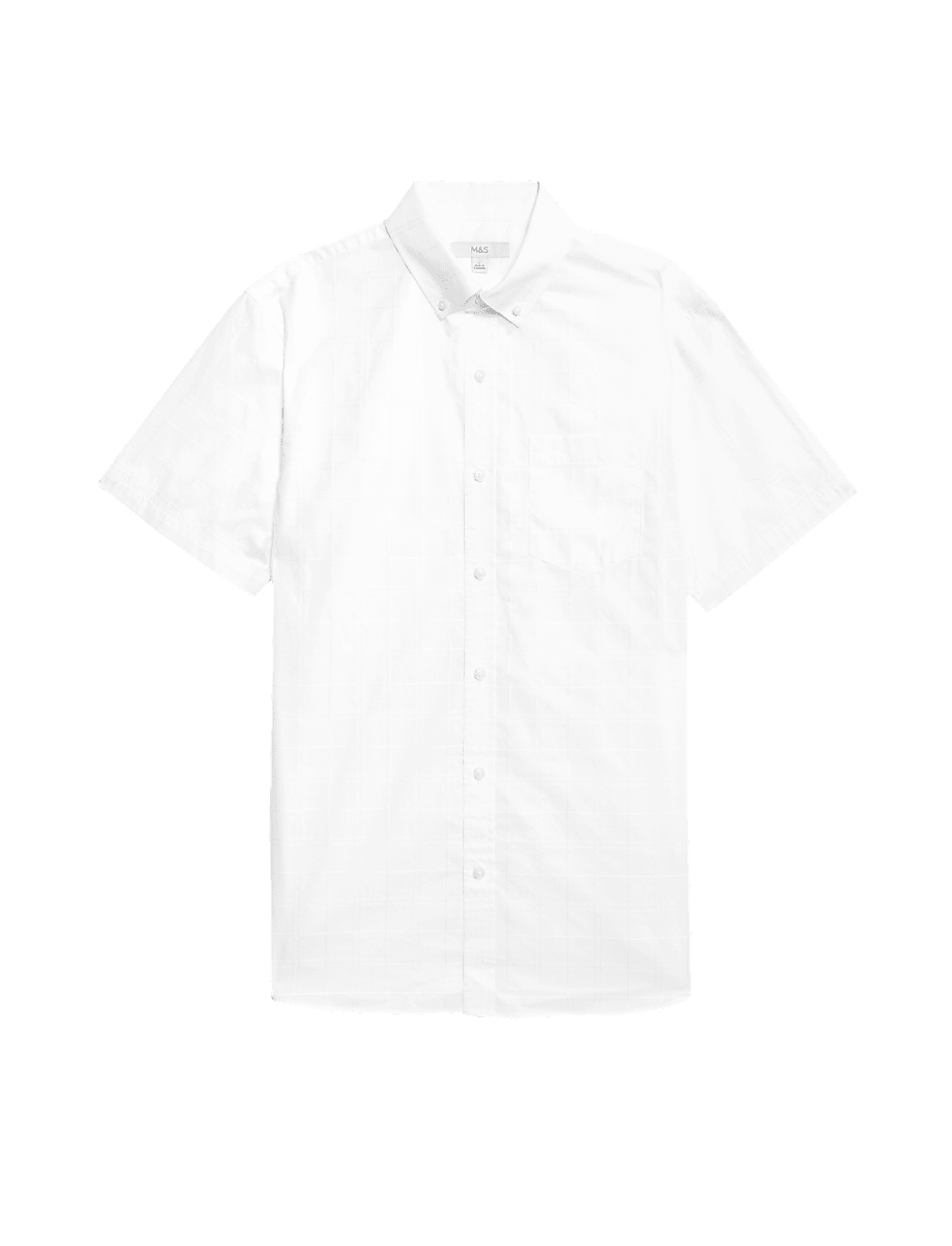 Easy Iron Pure Cotton Textured Shirt