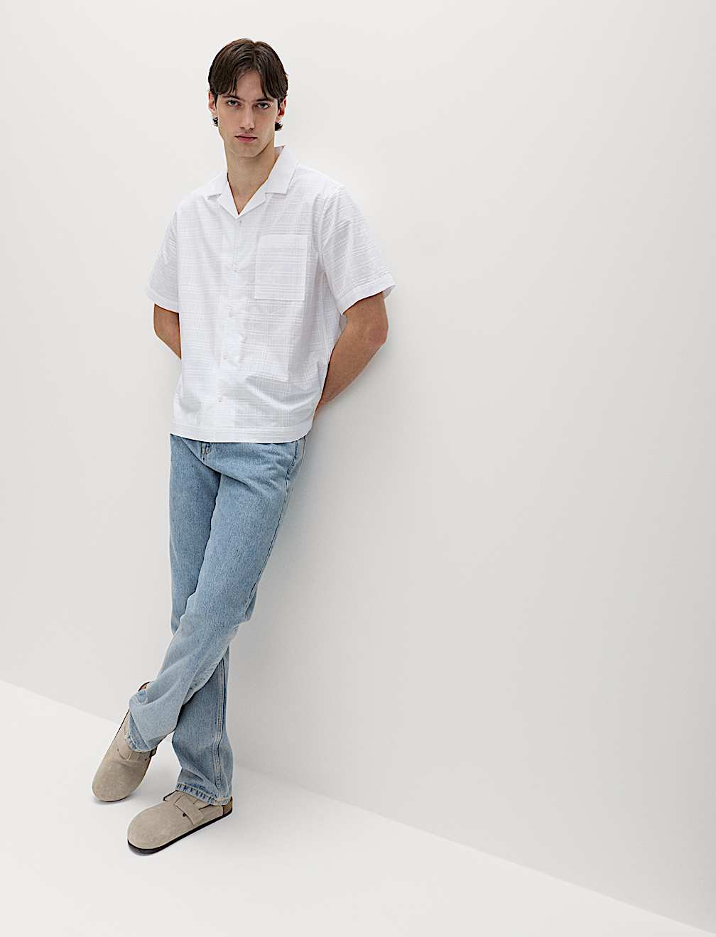 Regular Fit Pure Cotton Short Sleeve Shirt