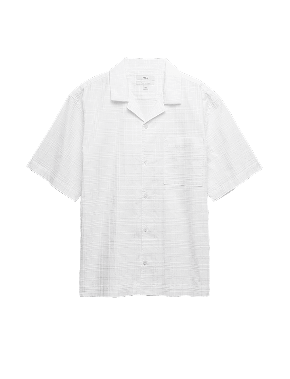 Regular Fit Pure Cotton Short Sleeve Shirt