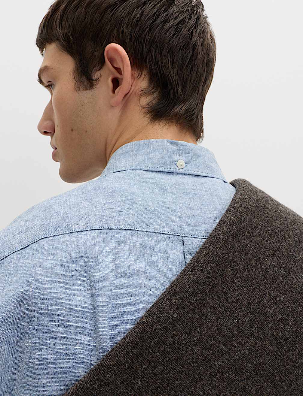 Regular Fit Linen Rich Short Sleeve Shirt
