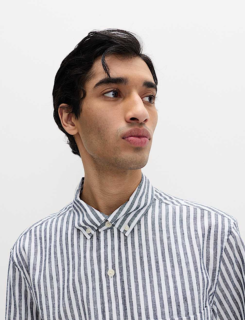 Regular Fit Linen Rich Short Sleeve Shirt