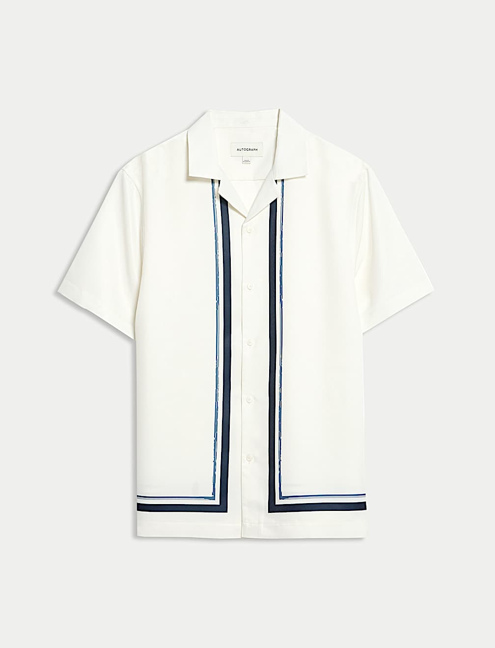 Regular Fit Border Print Shirt