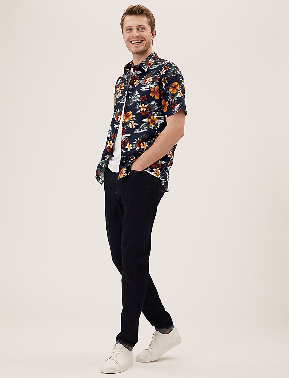 Linen Rich Hawaiian Shirt