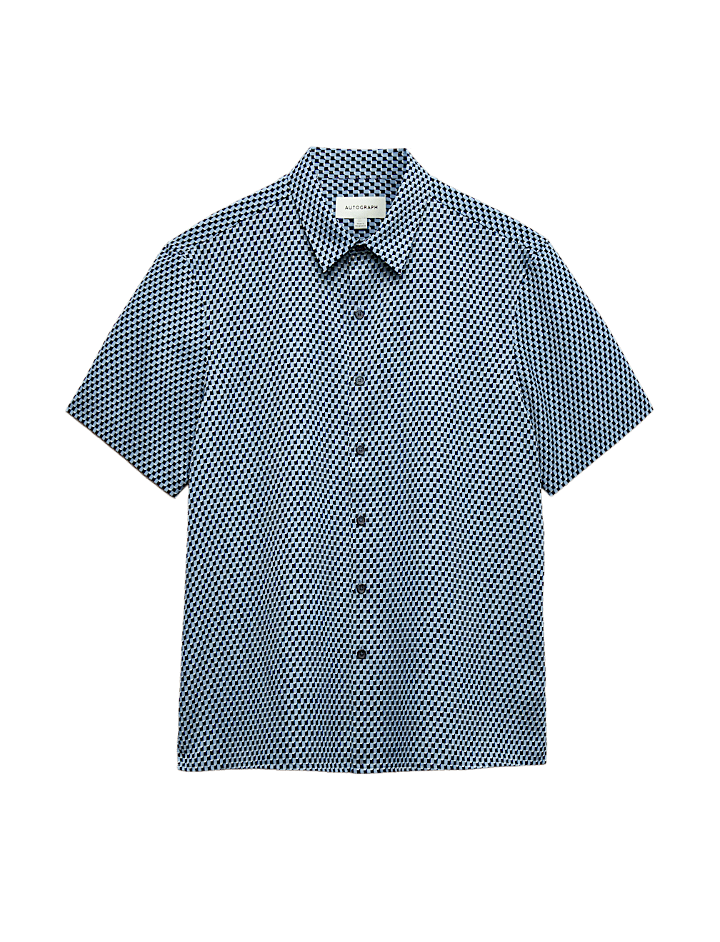 Geometric Print Short Sleeve Shirt