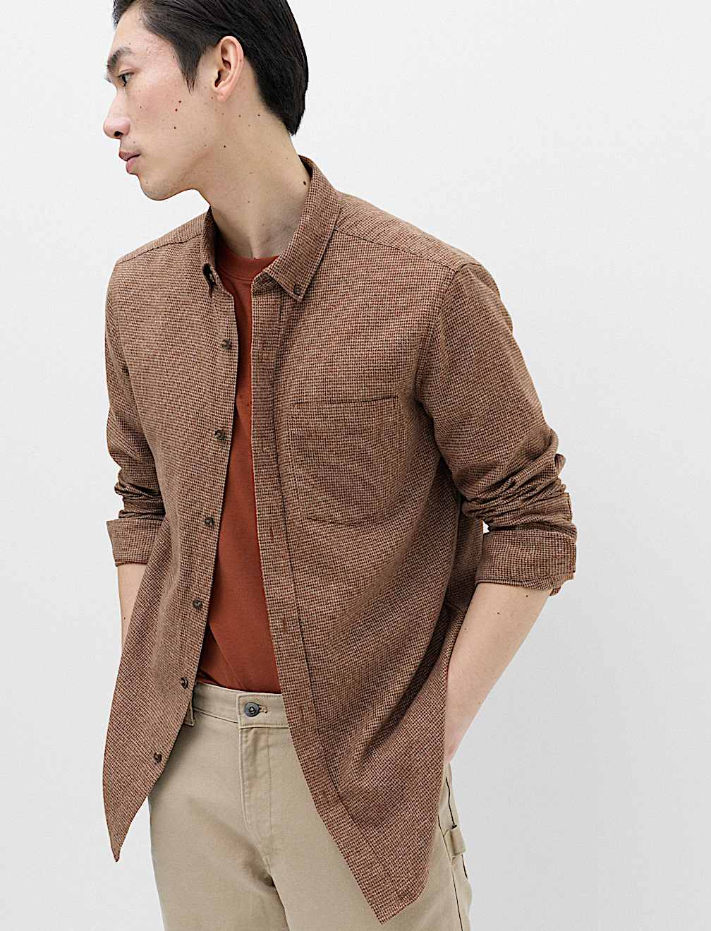 Pure Cotton Flannel Shirt