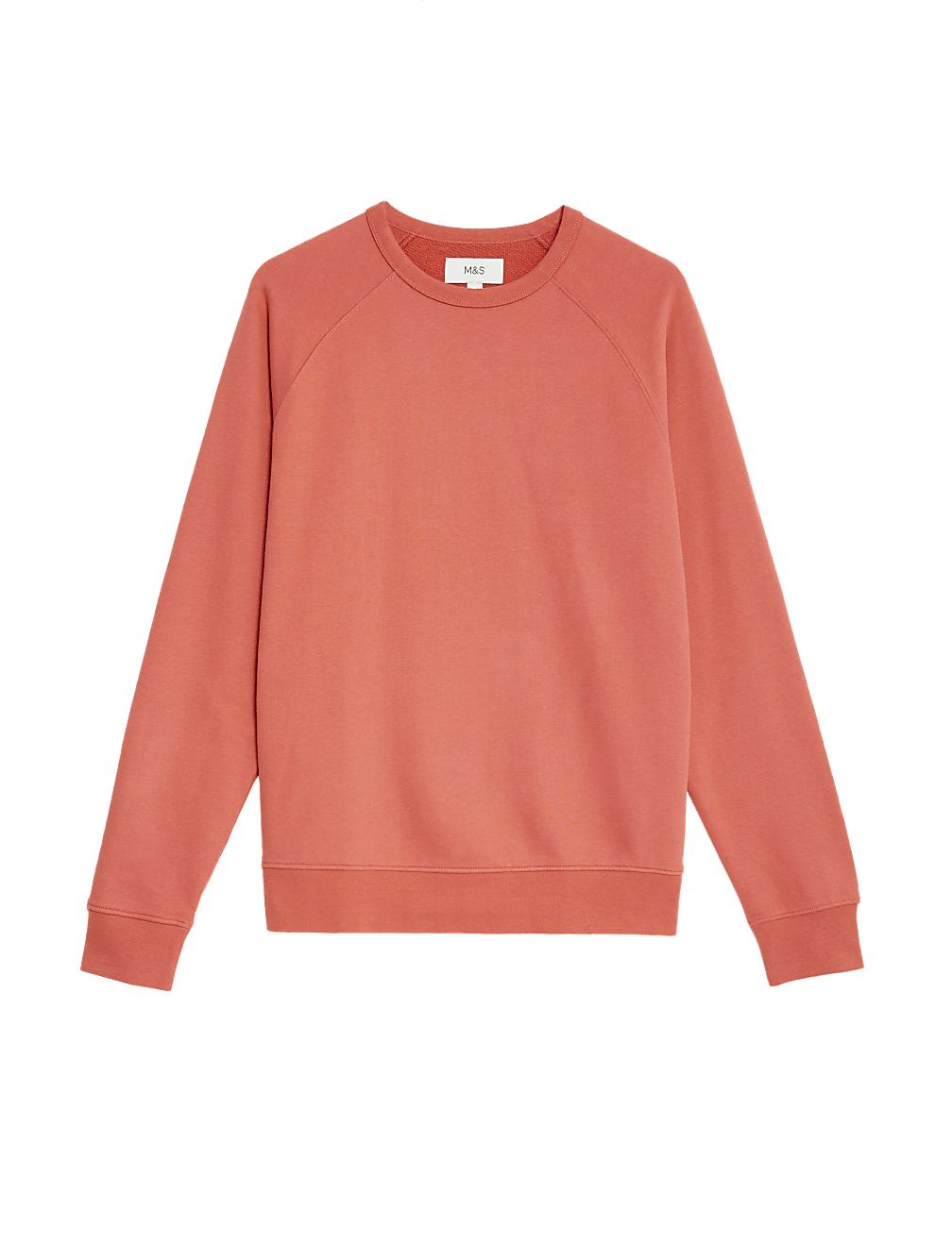 Pure Cotton Raglan Crew Neck Sweatshirt