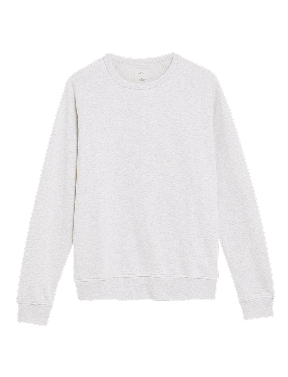 Pure Cotton Raglan Crew Neck Sweatshirt