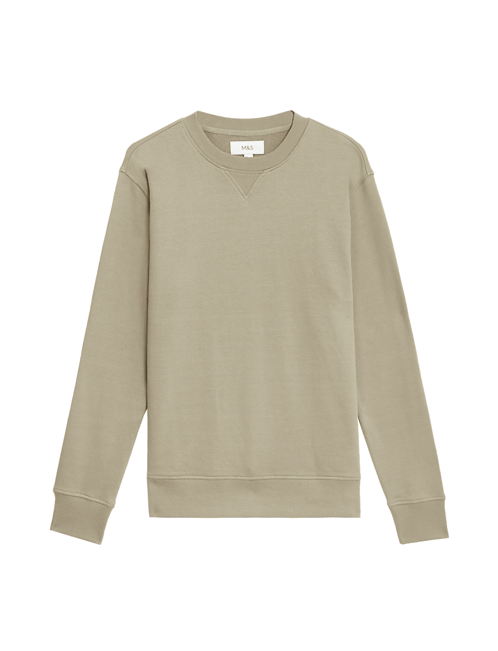 Pure Cotton Crew Neck Sweatshirt