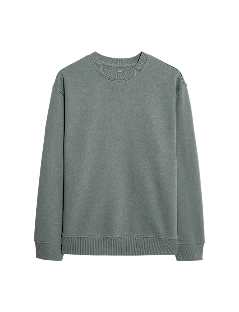 Cotton Rich Relaxed Fit Crew Neck Sweatshirt