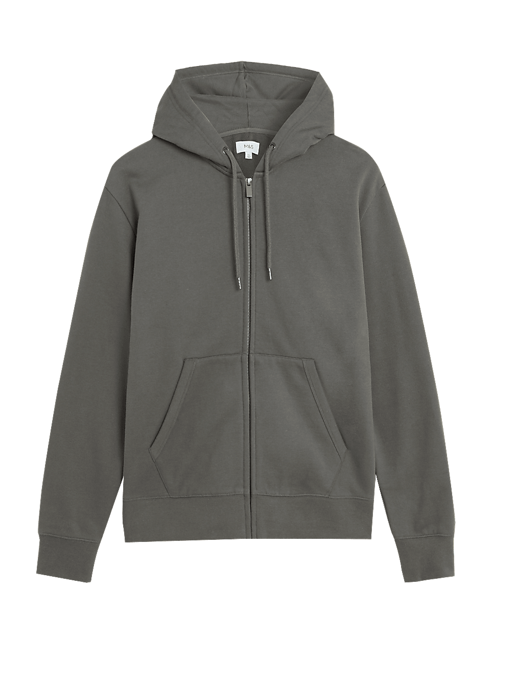 Pure Cotton Zip Through Hoodie