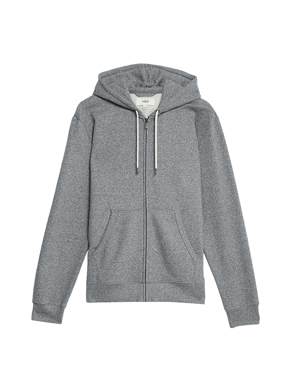 Pure Cotton Zip Through Hoodie