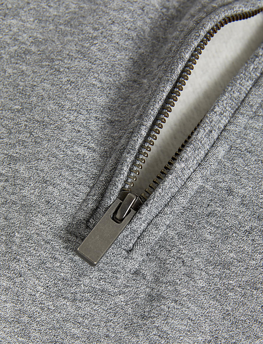 Pure Cotton Half Zip Sweatshirt