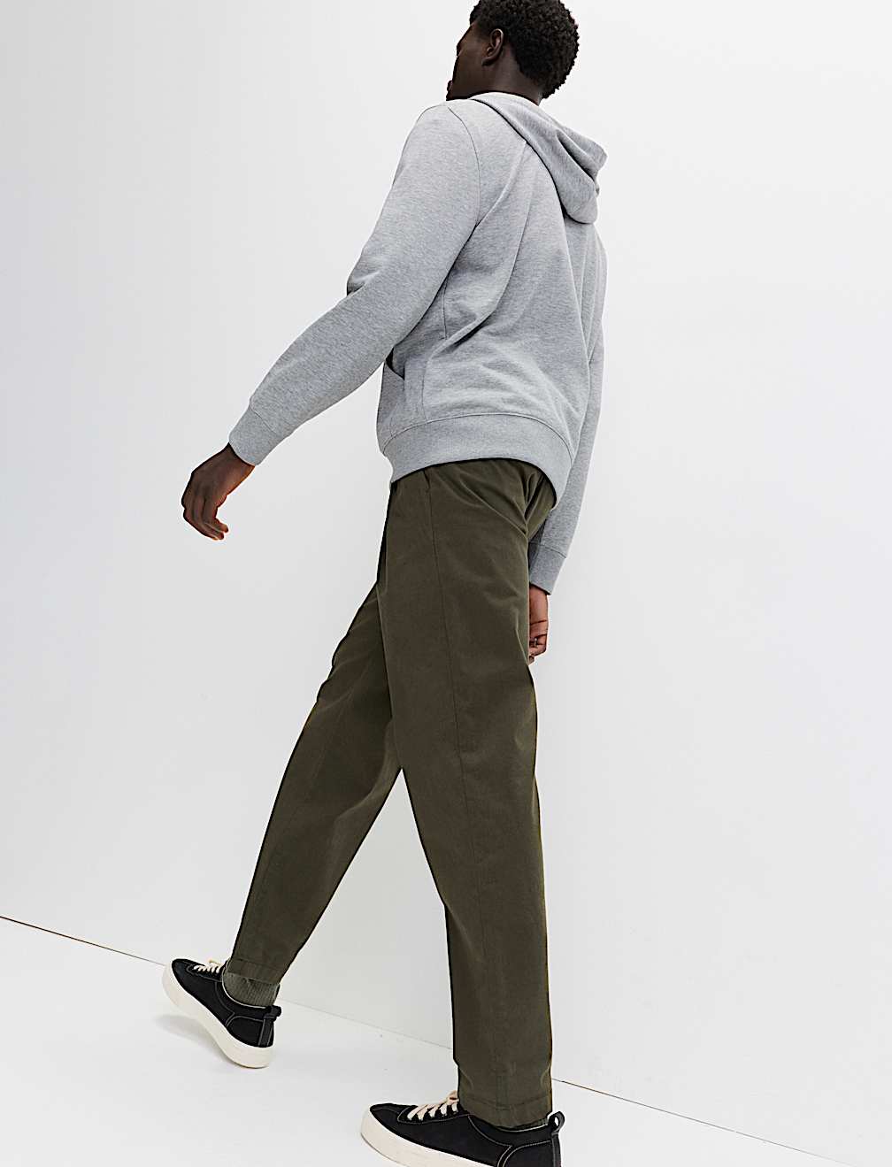 Cotton Rich Zip Through Hoodie