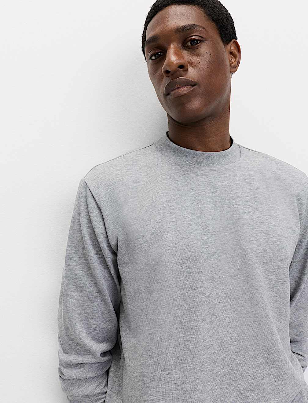 Cotton Rich Crew Neck Sweatshirt
